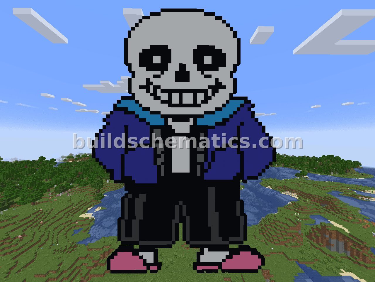 Undertale Sans Combat Pixel Art