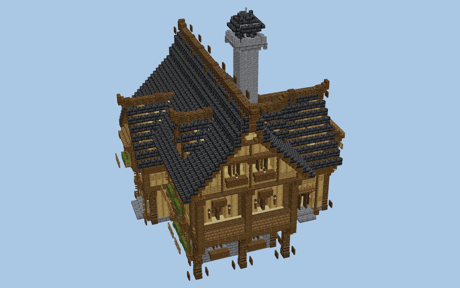 Rustic Medieval Dwelling Minecraft Build