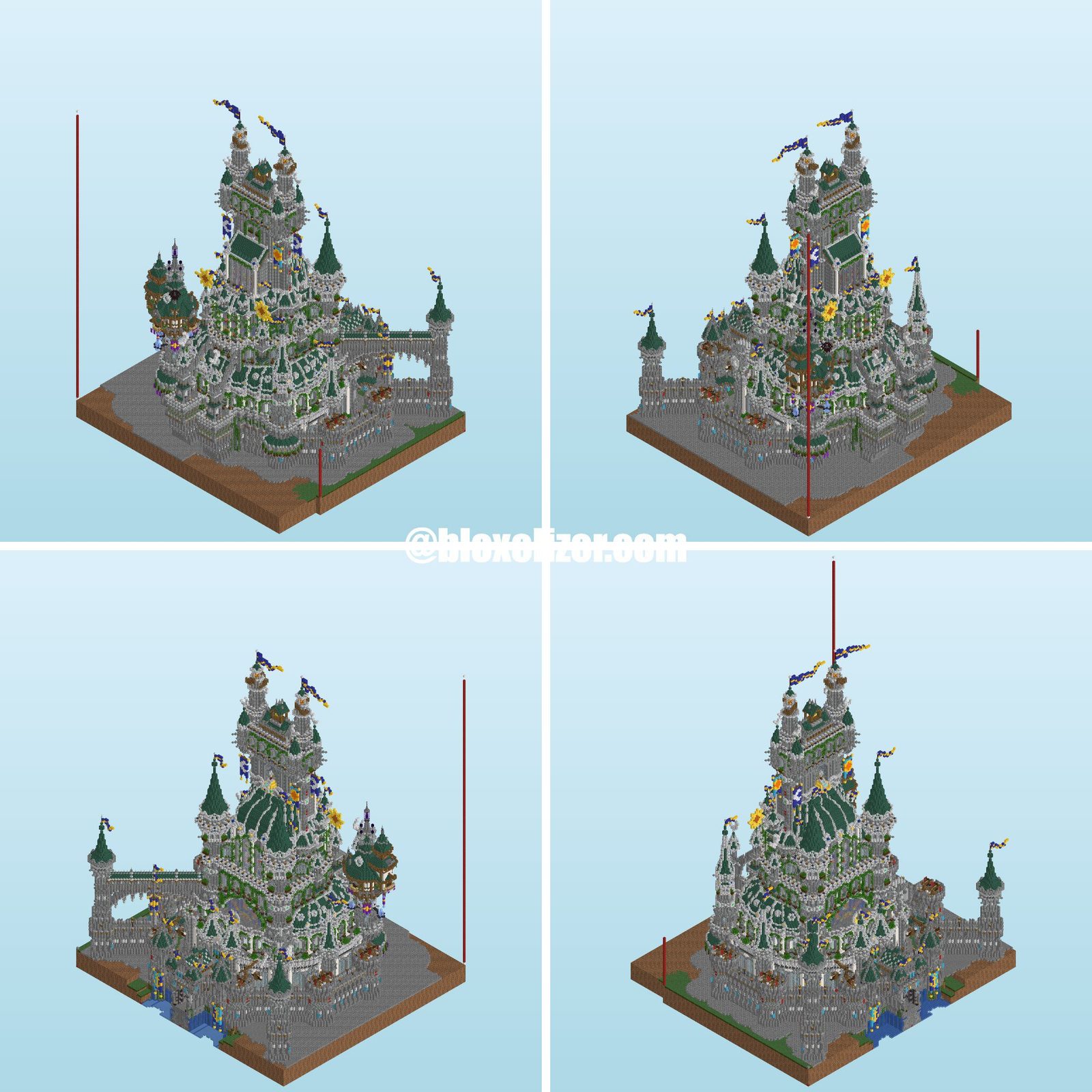 Grand Medieval Castle Structure