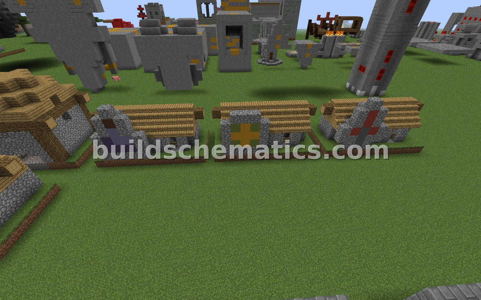 Cobblestone Weapon Shop Building