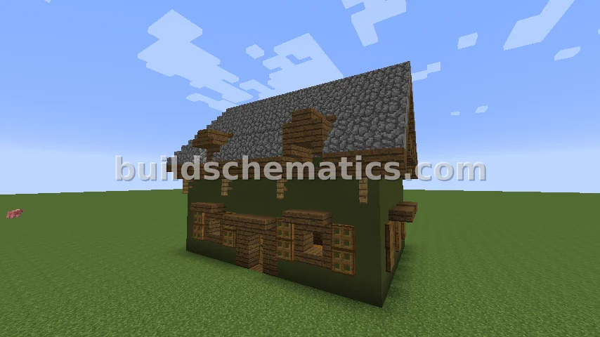 Small Village House With Shop