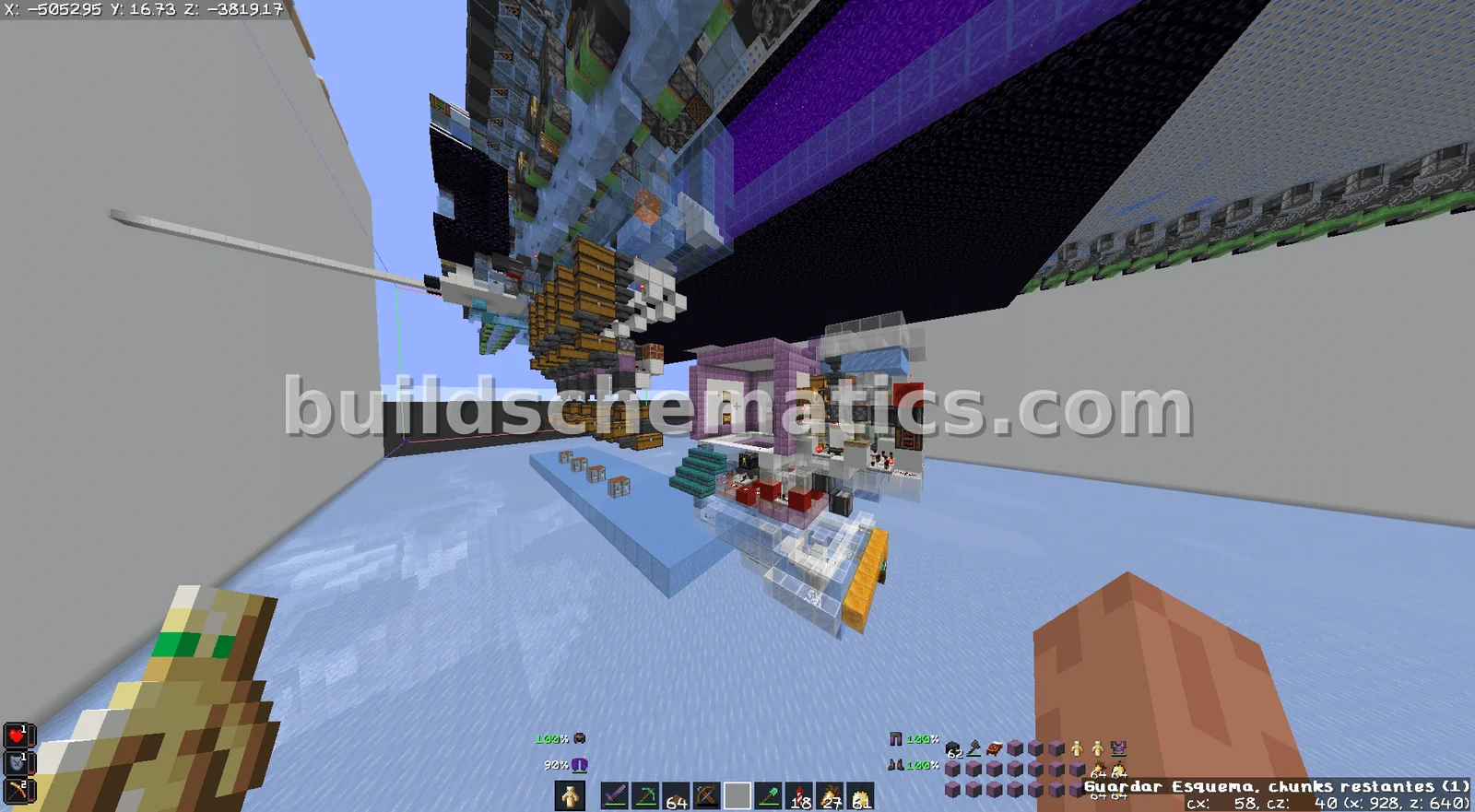 Ice Farm With Creeper Station — view 5