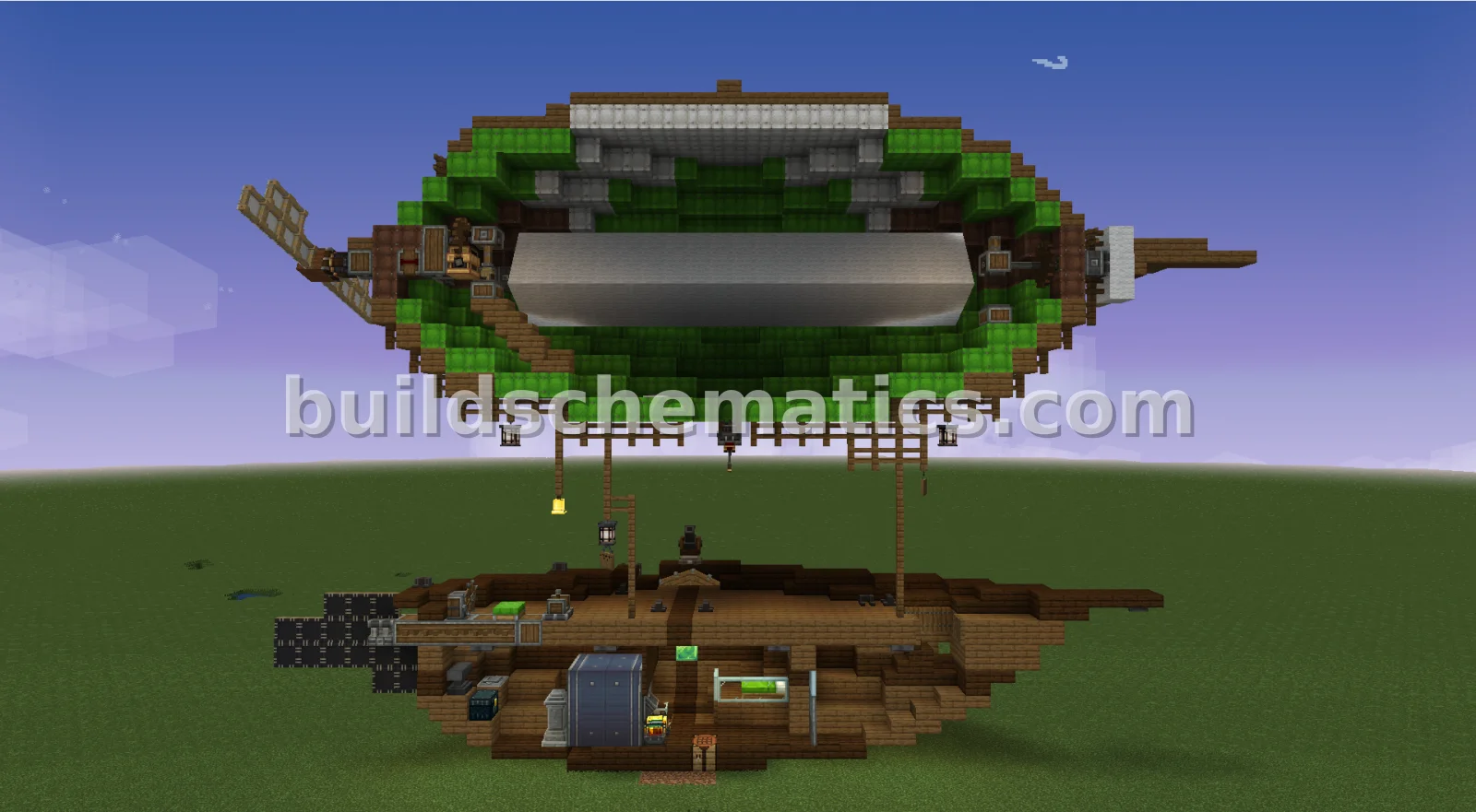 Relic Airship with Windmill Engines