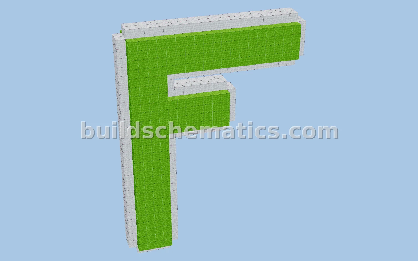English Alphabet Statues For F