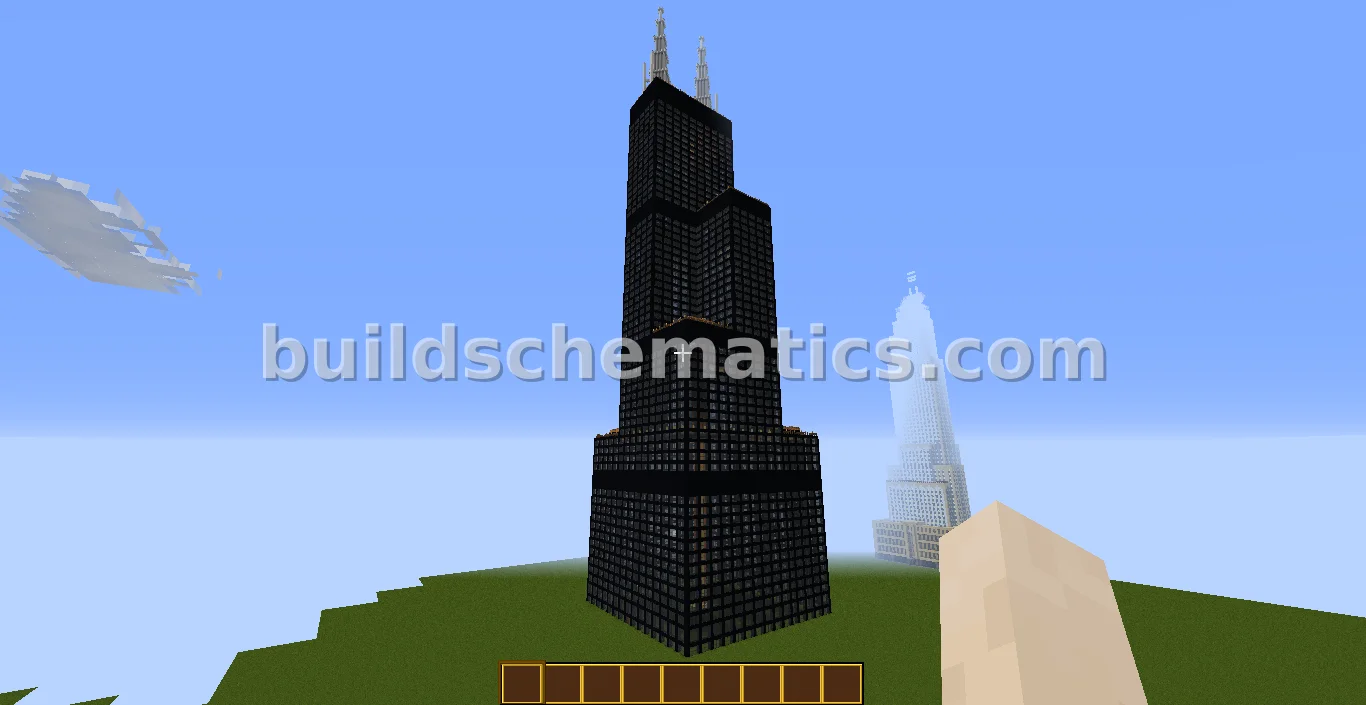 Willis Tower Skyscraper Build