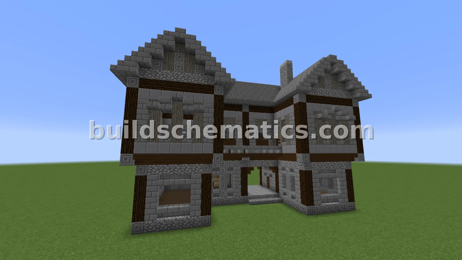 Medieval Stone Mansion House — view 2
