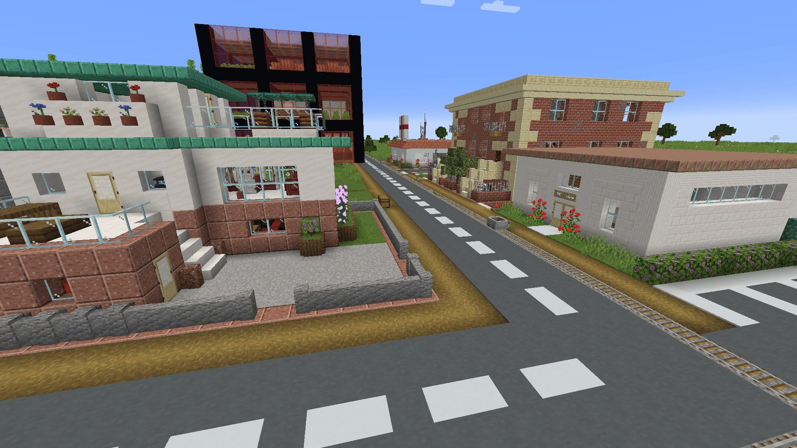 Minecrafty Town Schematic