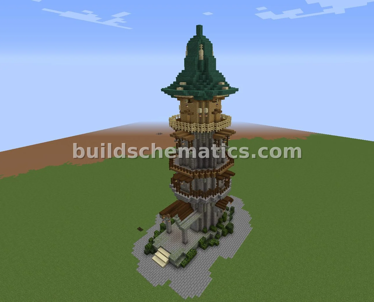 Green Tower Build — view 4