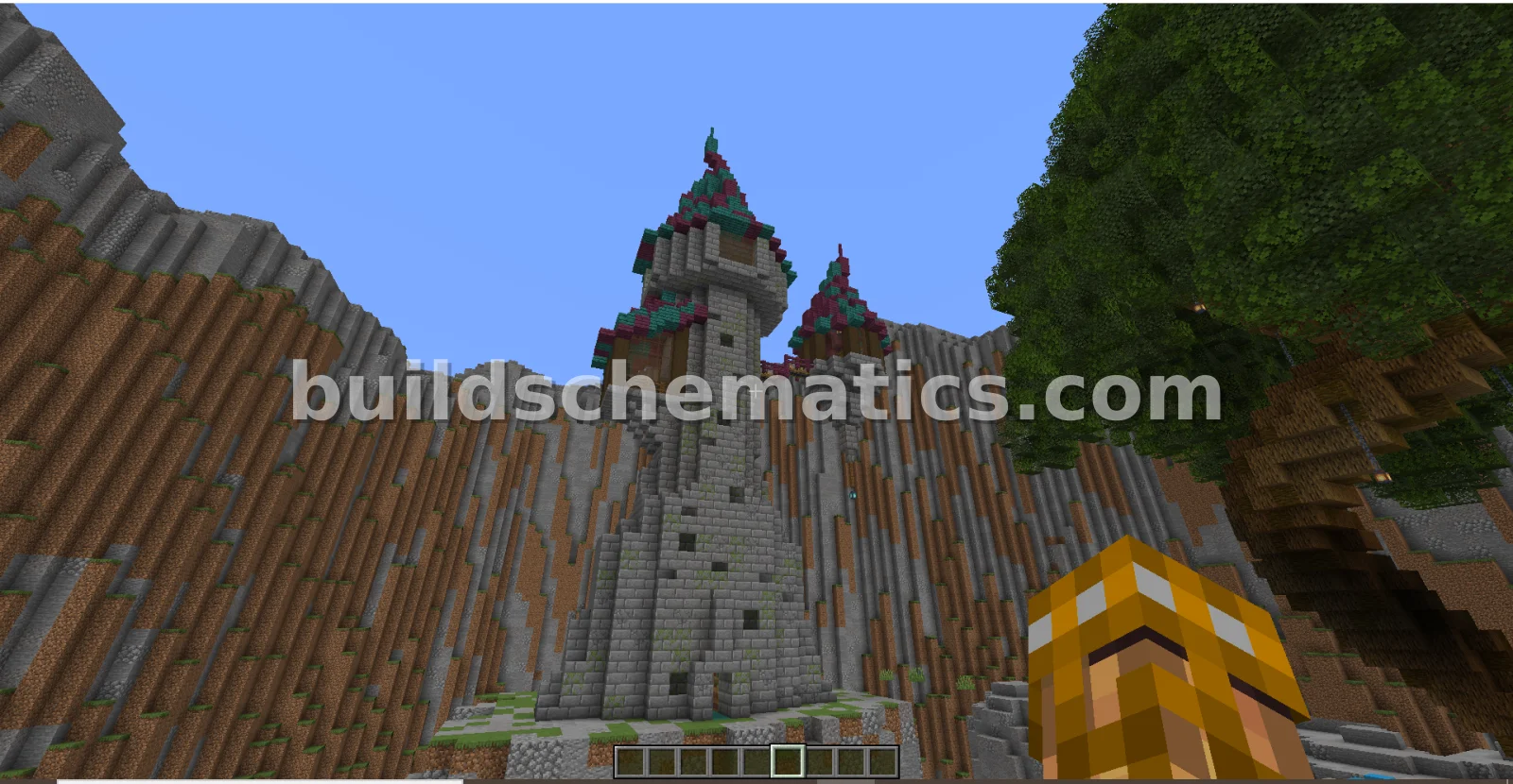 Fantasy Wizard Tower With Interior