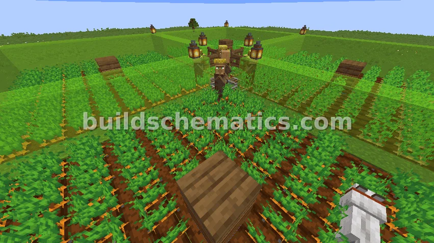 Automatic Crop Farm With Lighting and Decoration