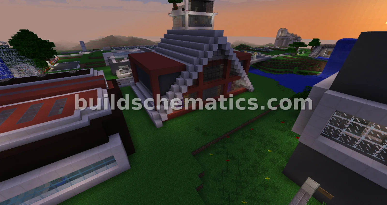 Modern Shop and House — view 2