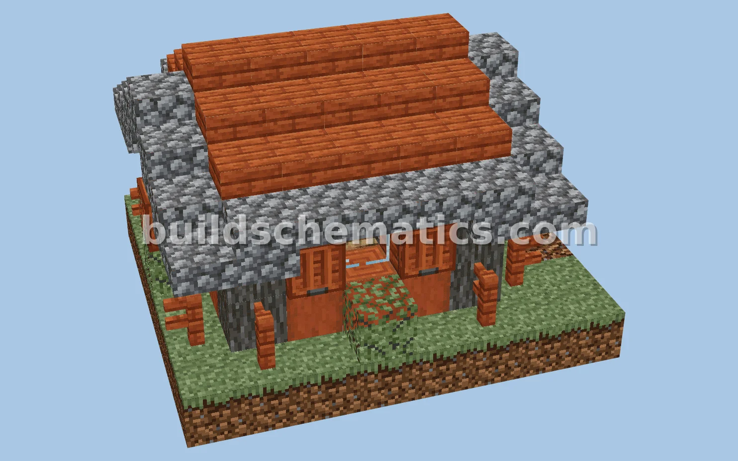 Savannah House Minecraft Build