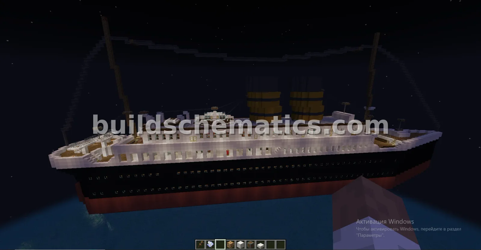 Titanic-Style Ship Replica