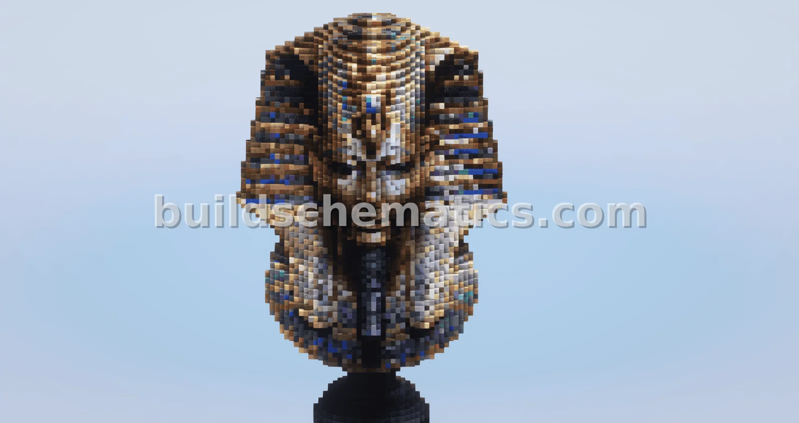 Ancient Toutan Khamon Bust Statue
