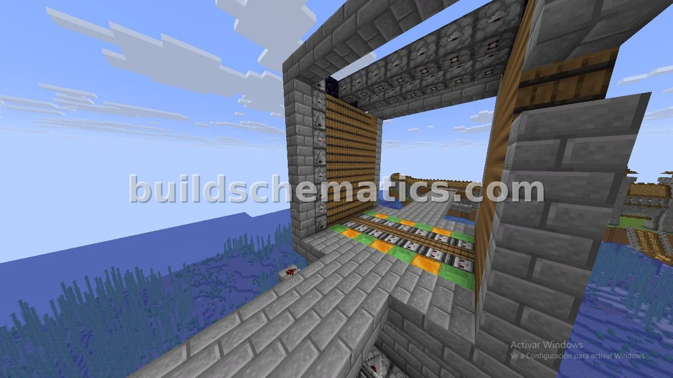 Flush Redstone Door - 7x8