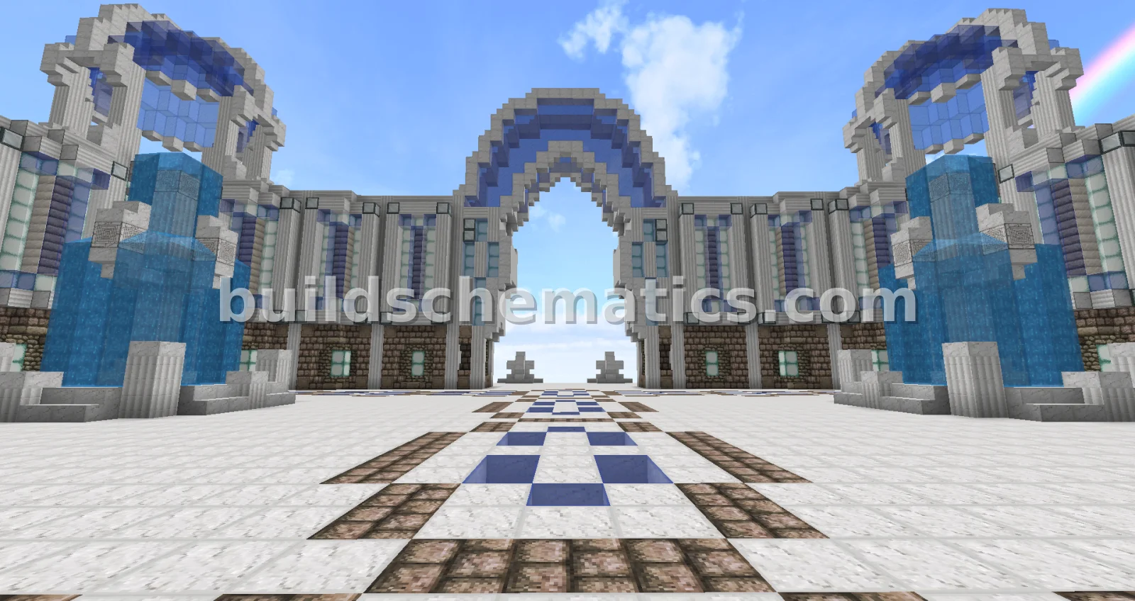 Modern Minecraft Spawn Hub — view 4