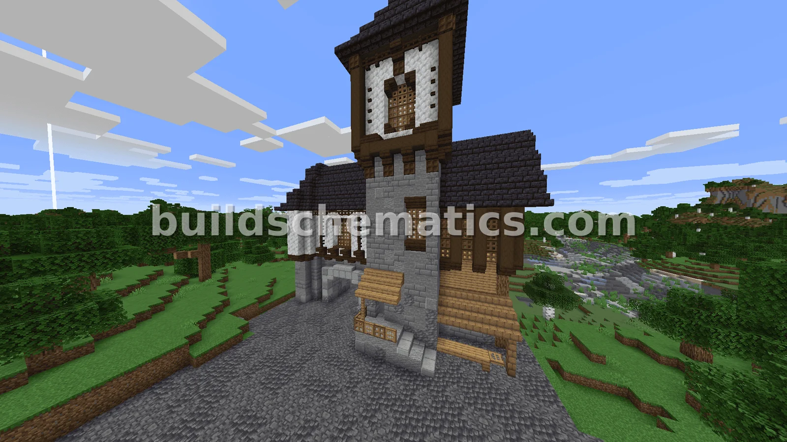 Medieval Village Building — view 3