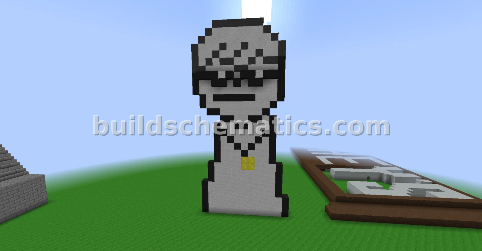 Pixel Art Train Structure
