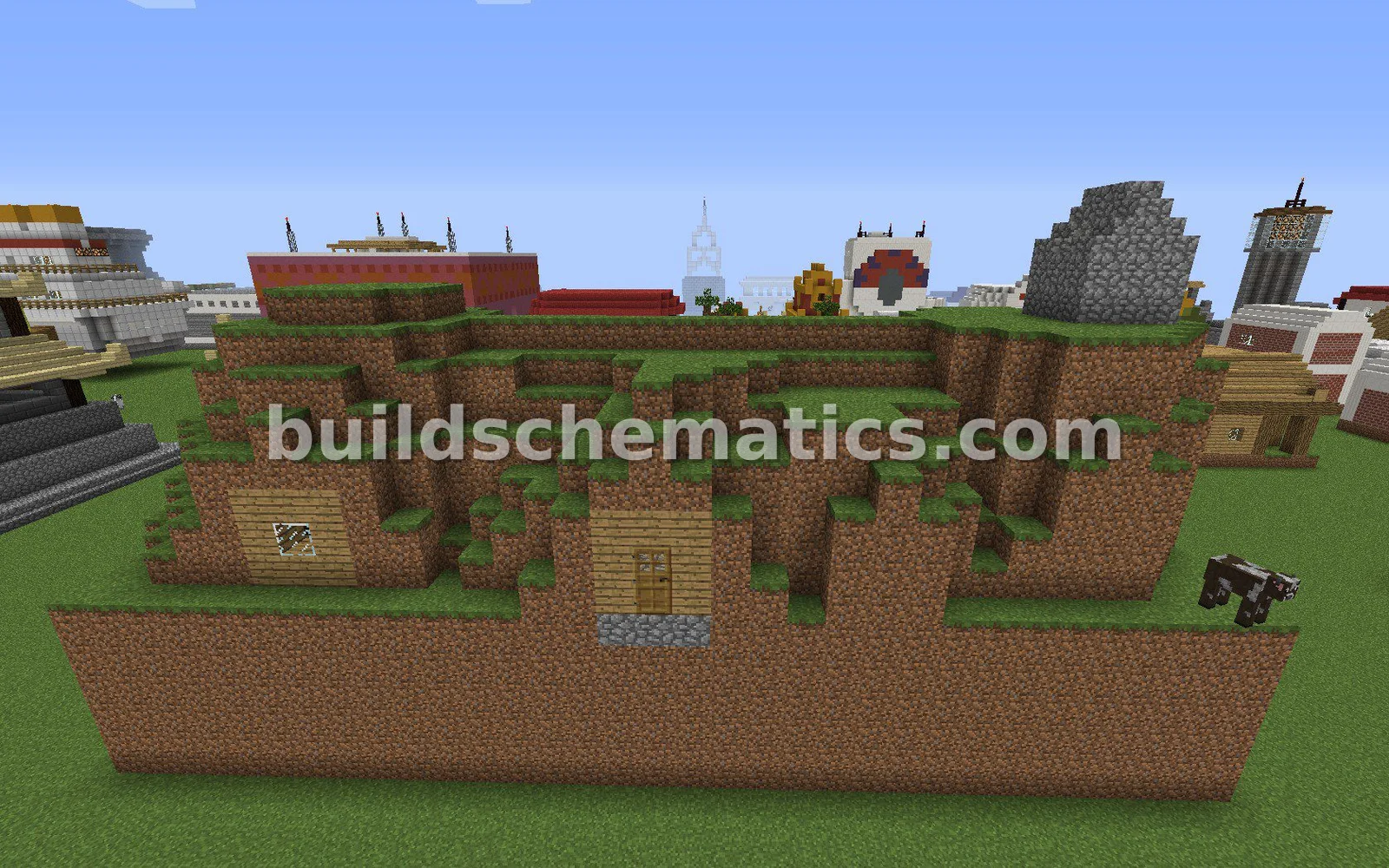 Large Hillside Hobbit Home