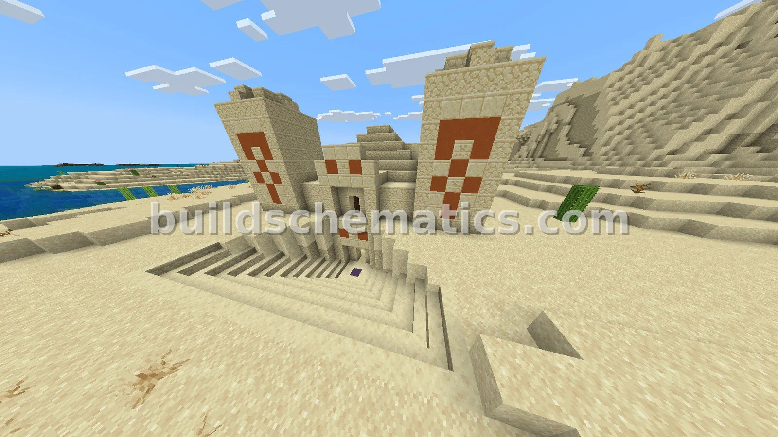 Desert Temple Iron Farm and Trading Hall — view 2