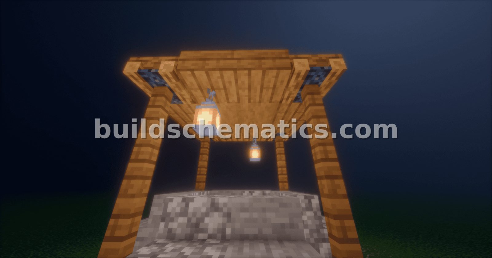 Rustic Well Decoration — view 2