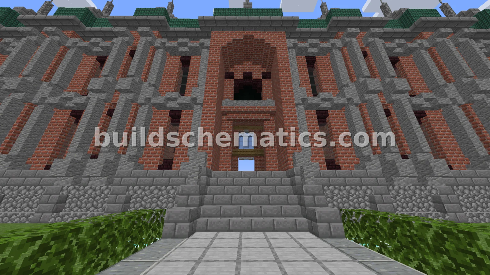Town Hall Building With Road — view 2