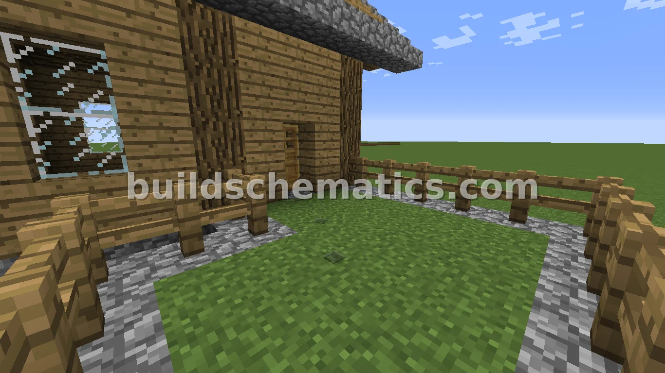 Spacious Oak Cobblestone Farmhouse — view 3