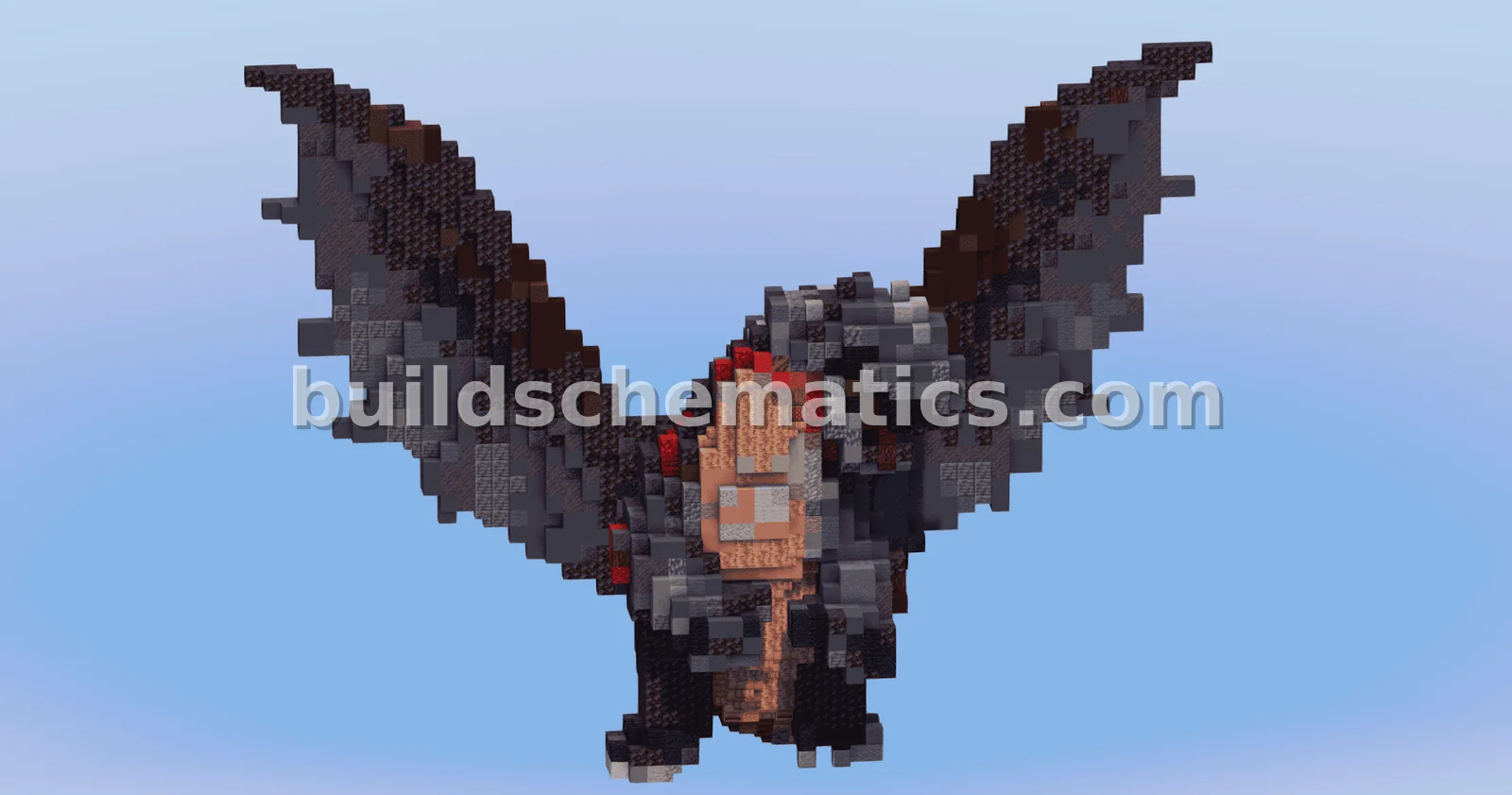 Red Death Dragon Minecraft Build