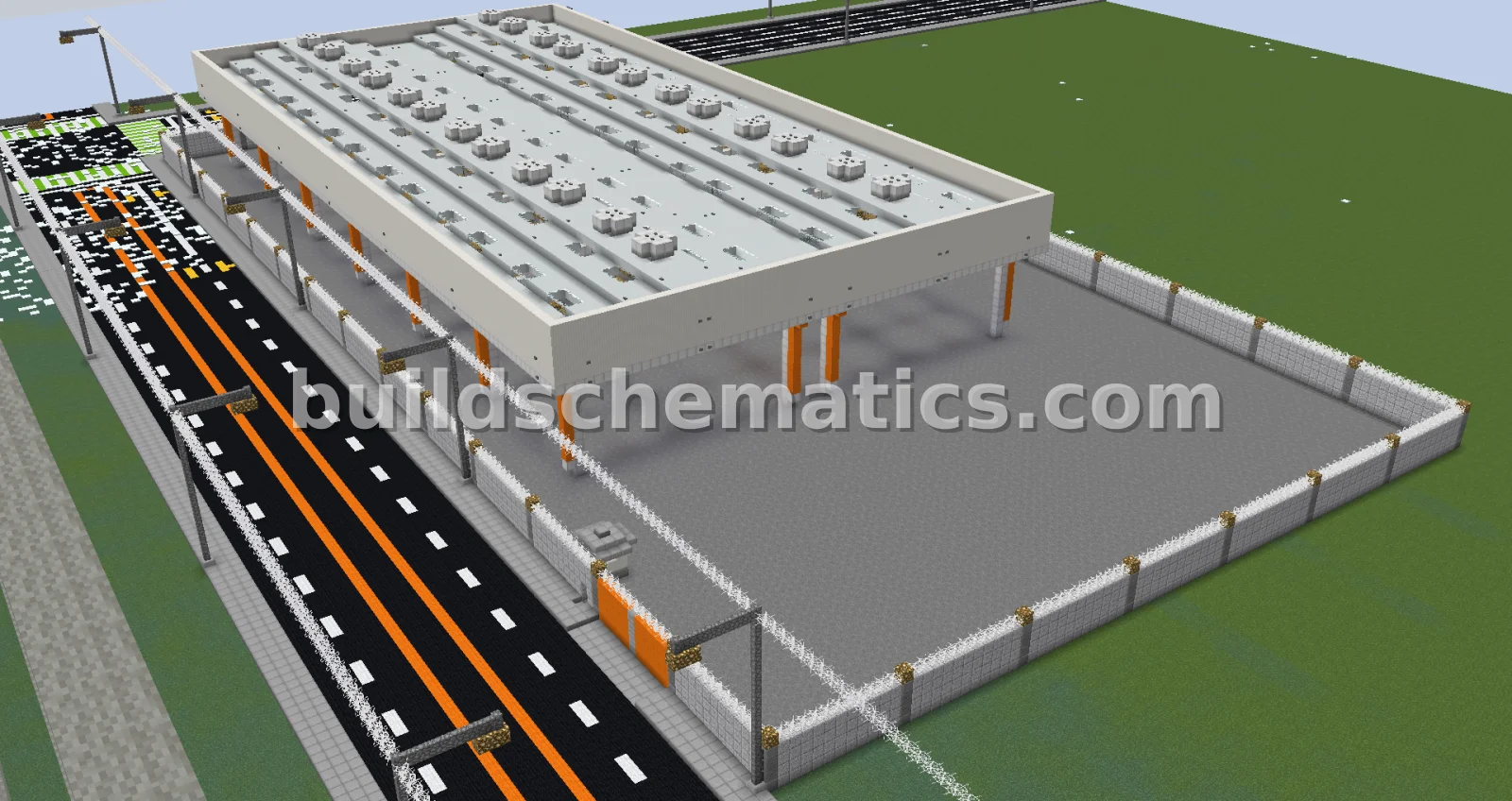 Massive Storage Warehouse Structure