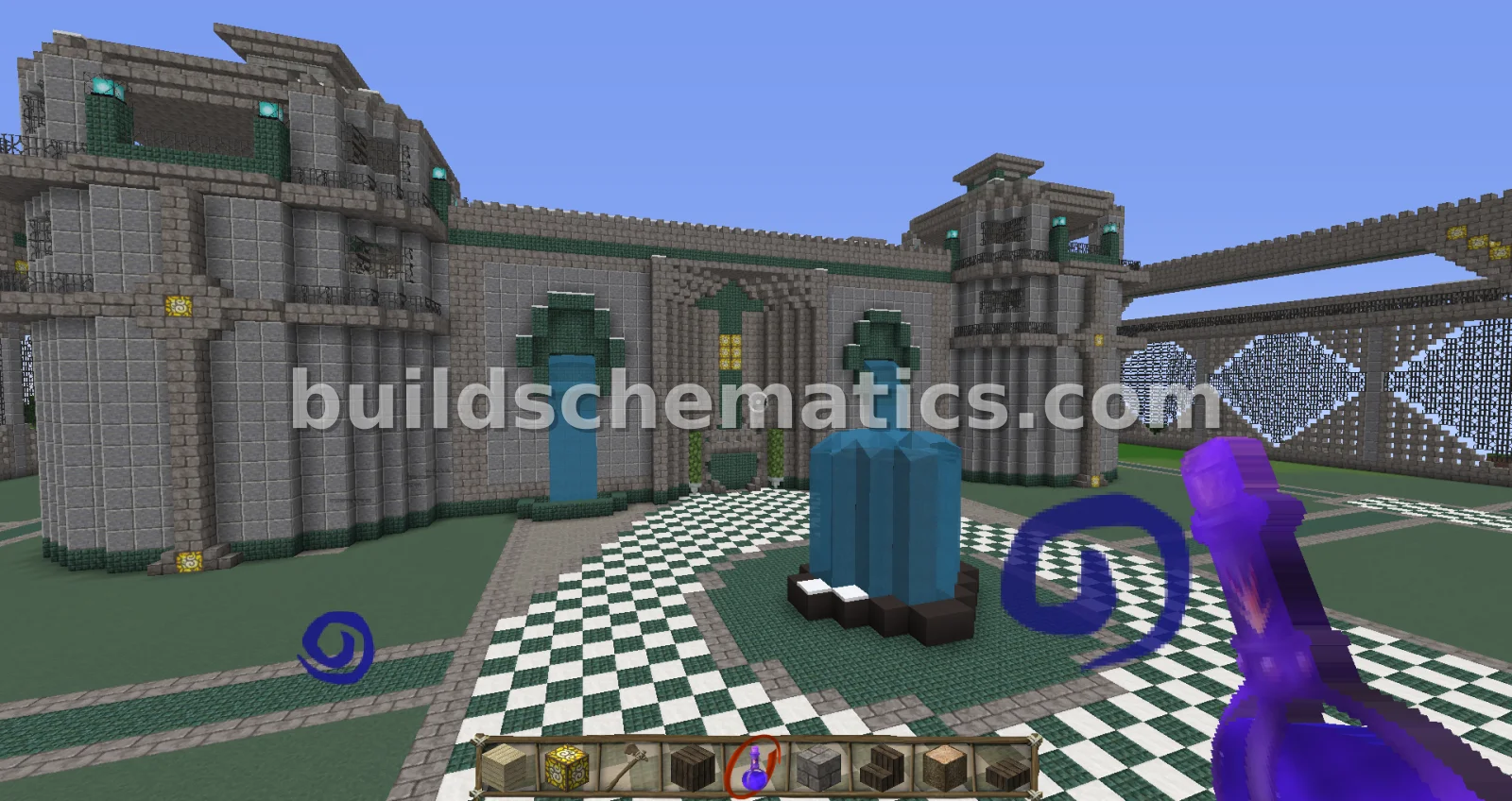 Fantasy Medieval Castle Fortress — view 3