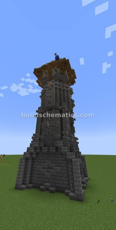 Stone Brick Medieval Tower — view 2