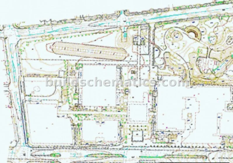 Hancock Park Topographical Map