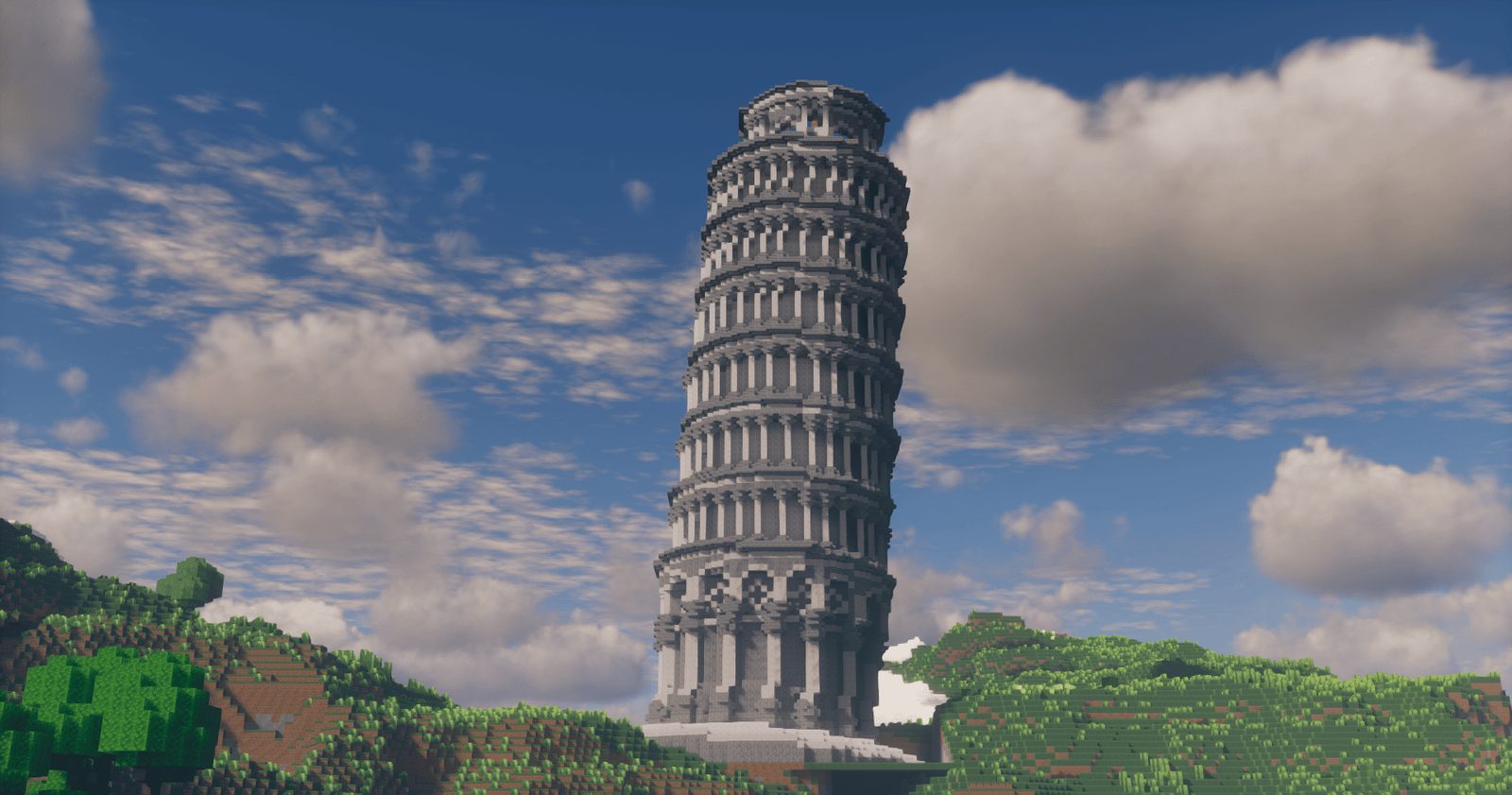 Leaning Tower of Pisa Architectural Replica
