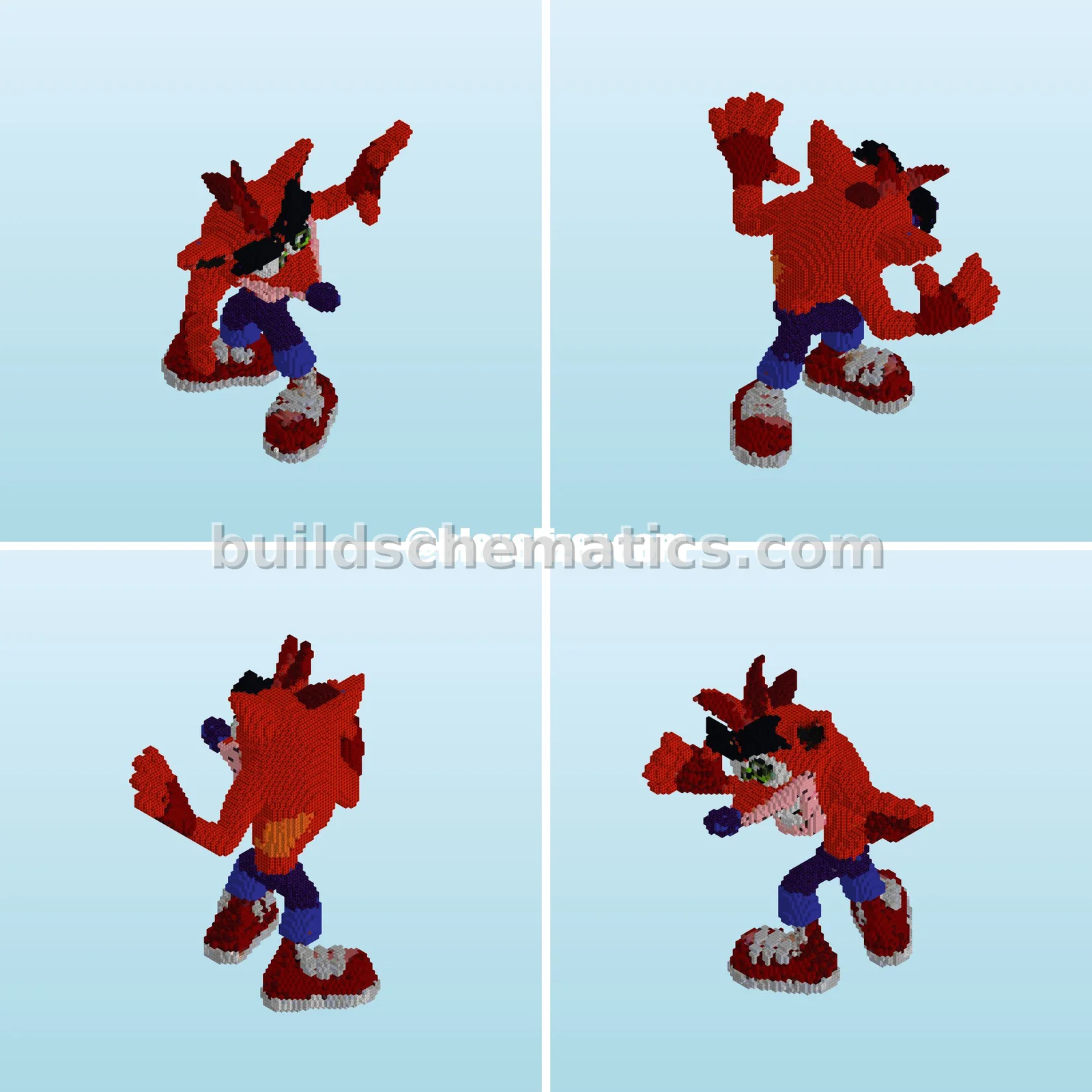 Crash Bandicoot Themed Build