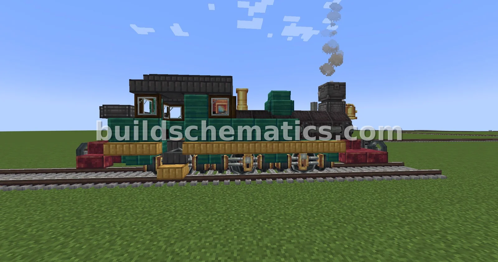 Green Tank Engine Locomotive