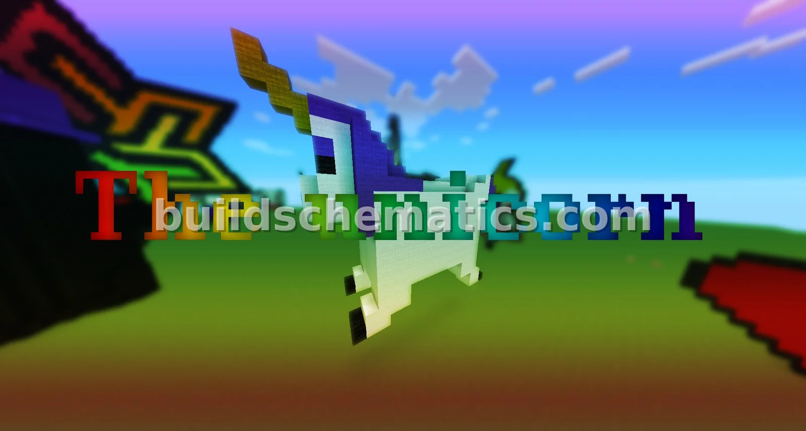 Cute Unicorn Pixel Art — view 3
