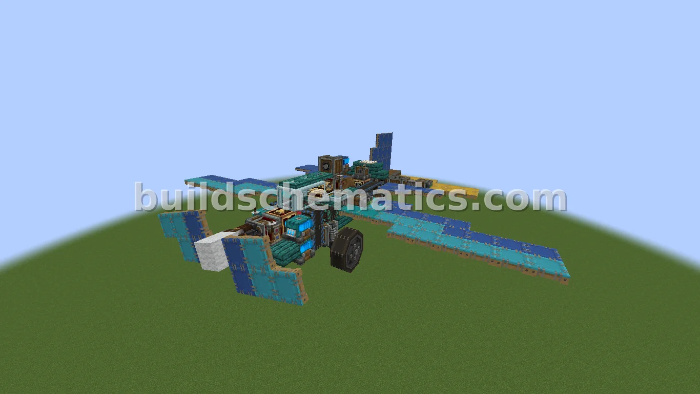 Working Blue Airplane Schematic