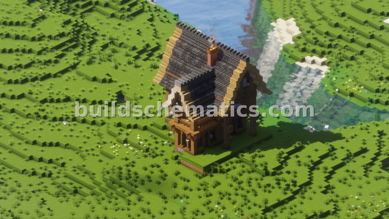 Small Medieval Starter House Design — view 5