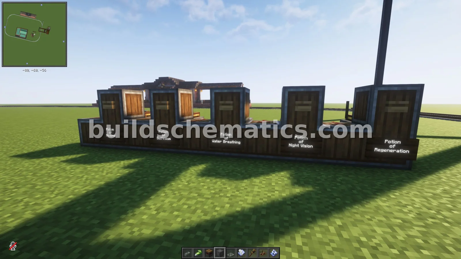 Automated Potion Factory - Redstone Contraption — view 3