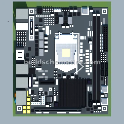 Intel Motherboard Pixel Art — view 3