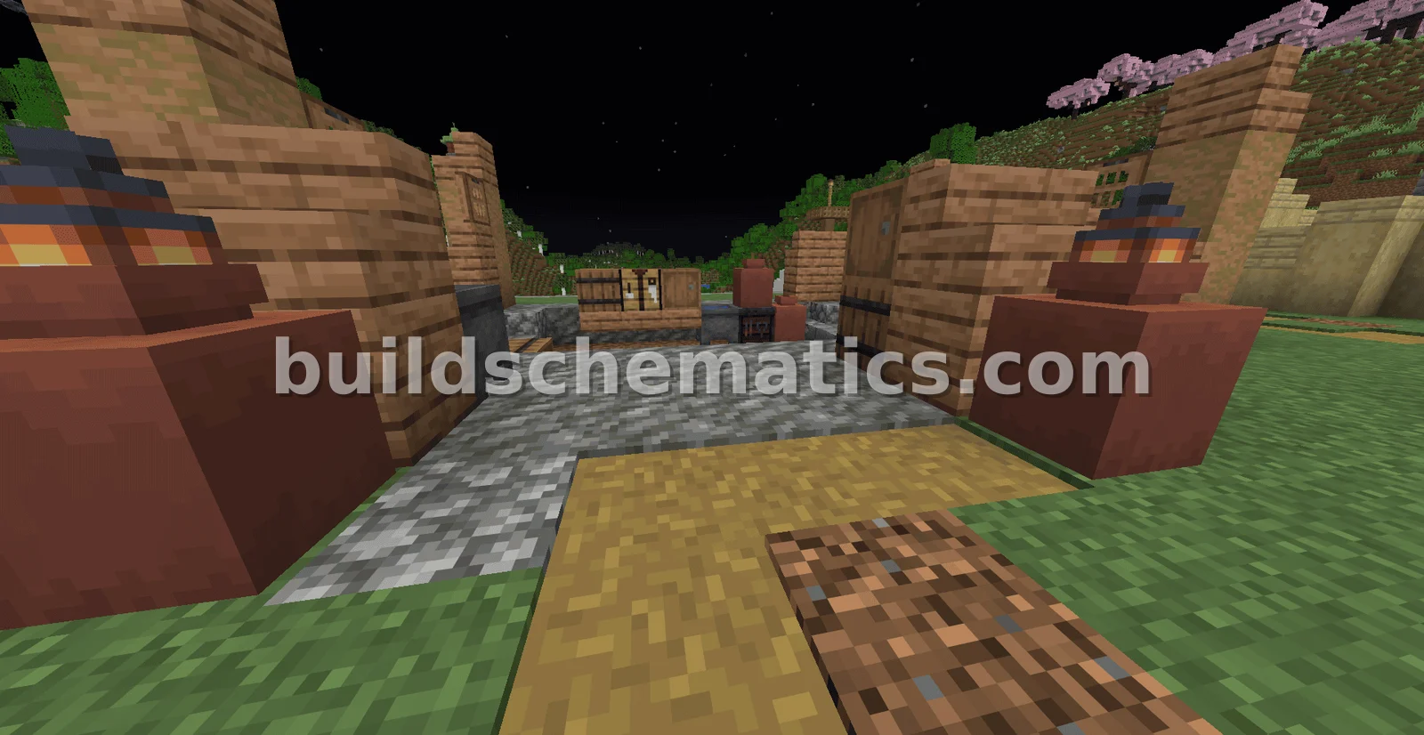 Minecraft Work Area Decoration