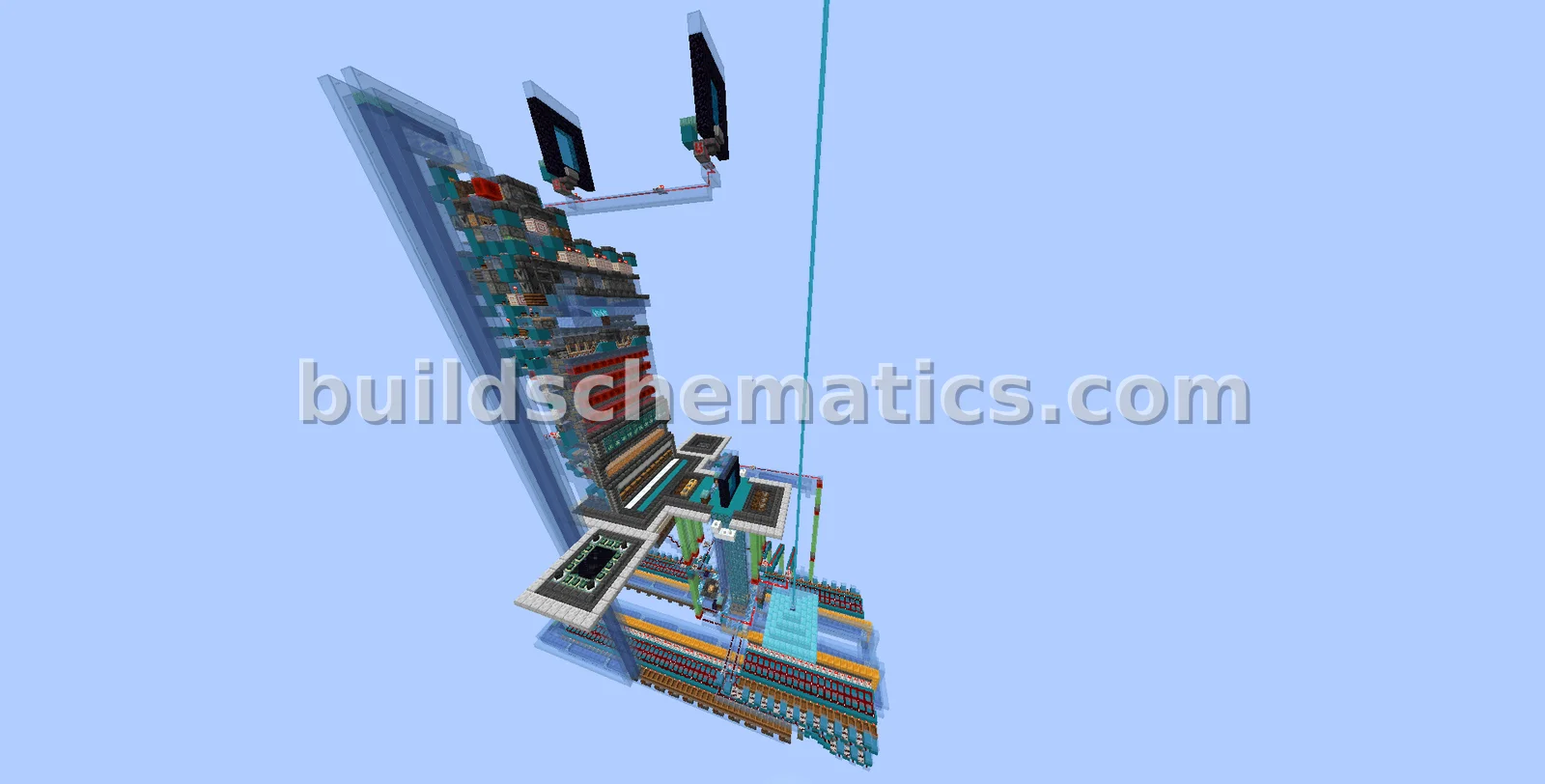 Gold Farm with Piglin and Rotten Flesh Production — view 4