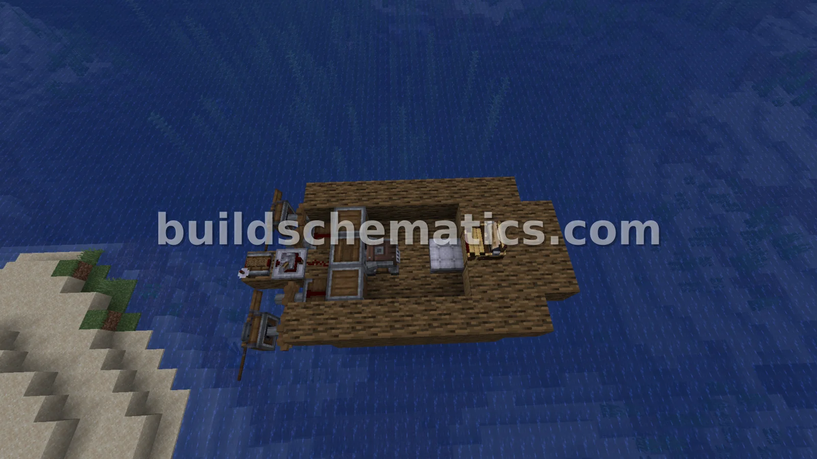 Usable Survival Boat With Physics — view 2