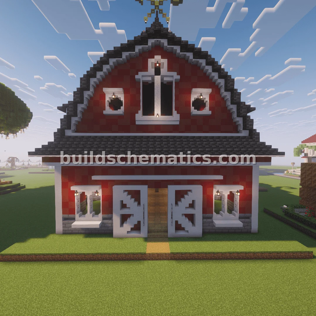Large Farm Barn With Sniffer Flower Collection — view 2