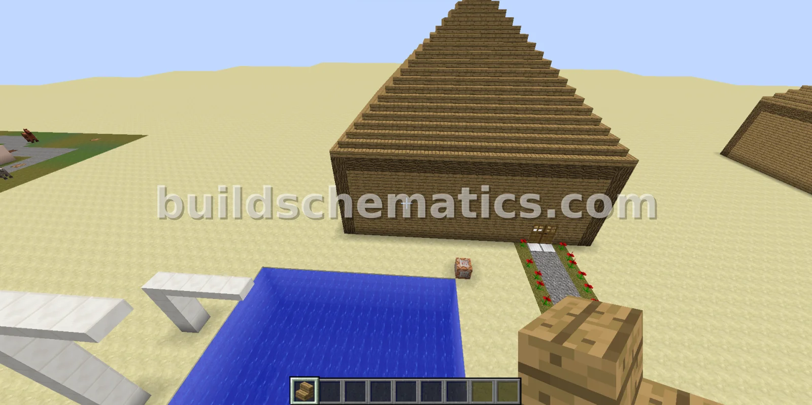 Large House with Enchanted Gear and Resource Access