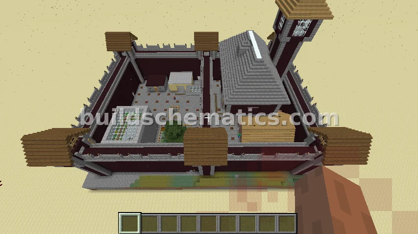 Medium Castle with Survival Features — view 3