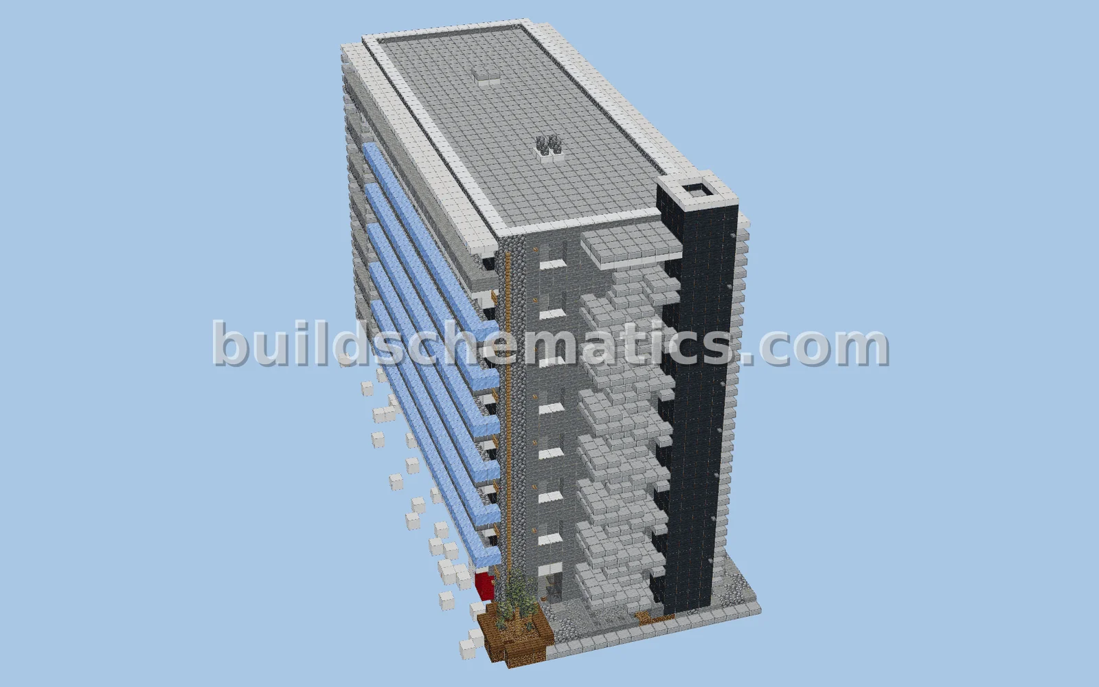 Modern Apartment Building 03