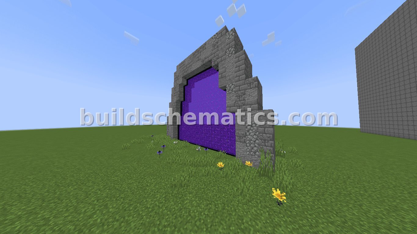 Custom Nether Portal Design — view 3