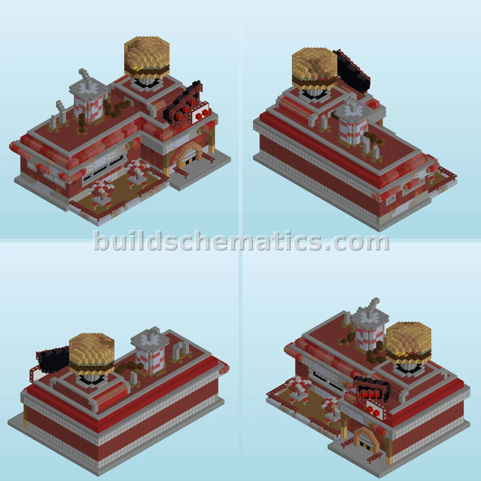 Burger Shop Building