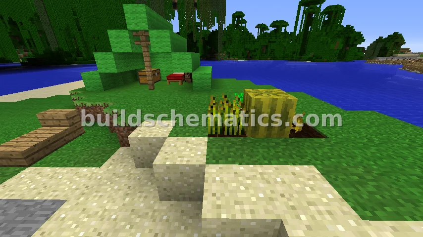 Small Minecraft Campsite Tent — view 2